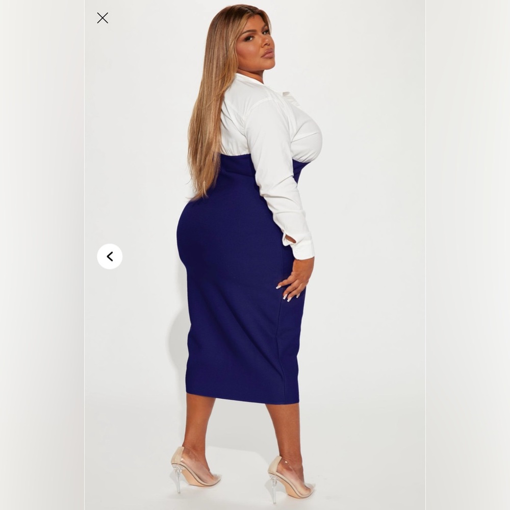 Let’s Get Serious Midi Shirt Dress